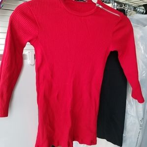 RED 3/4 TOP